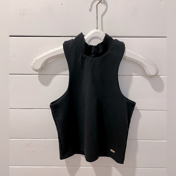 📍Lune Active Black Donna Crop Top – Size S - Picture 1 of 7